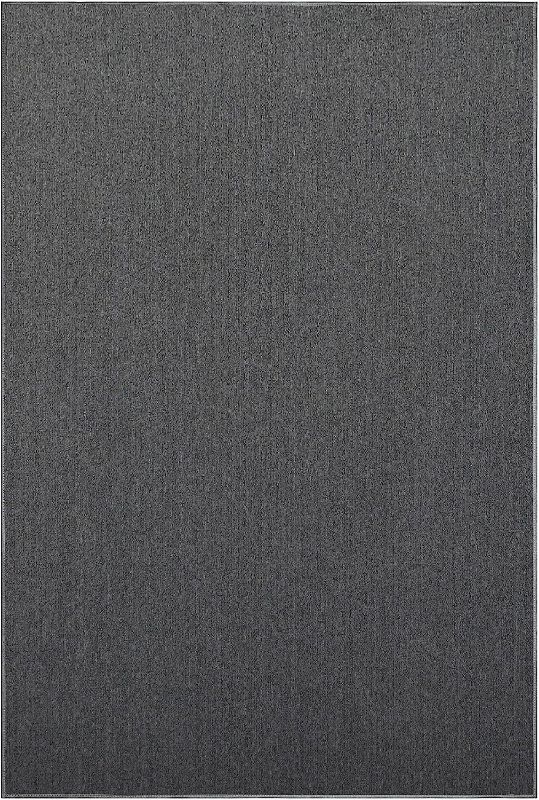 Photo 1 of Furnish my Place Modern Indoor/Outdoor Commercial Solid Color Rug - Gray, 6' x 12', Pet and Kids Friendly Rug. Made in USA, Runner, Area Rugs Great for Kids, Pets, Event, Wedding
