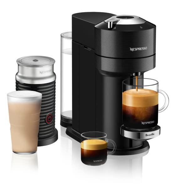 Photo 1 of ***MISSING FROTHER***Nespresso Vertuo Next Premium Coffee and Espresso Machine by Breville with Milk Frother, Black, Small Machine + Frother