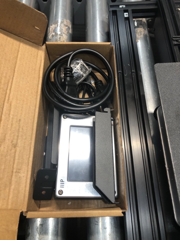 Photo 5 of ***Parts Only***Monoprice MP10 Mini 200x200mm 3D Printer, Magnetic Heated Build Plate, Resume Printing Function, Assisted Leveling, and Touchscreen