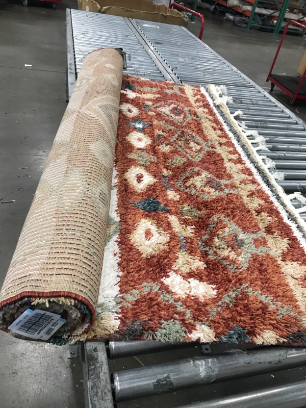 Photo 1 of 5'x7' Area Rug Red/Tan 