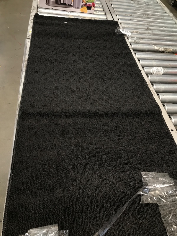 Photo 1 of 2x4'10 ft black area rug 