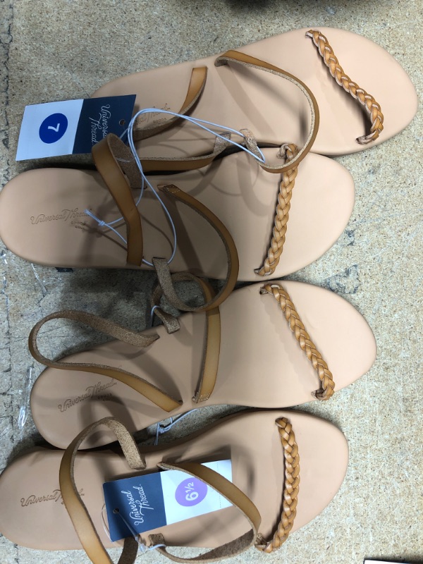 Photo 1 of 2 Pack Women's Tommie Triple Strap Sandals - Universal Thread™
