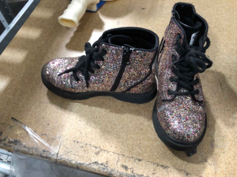 Photo 2 of ART CLASS COMBAT BOOTS SPARKLY WOMENS SIZE 1 