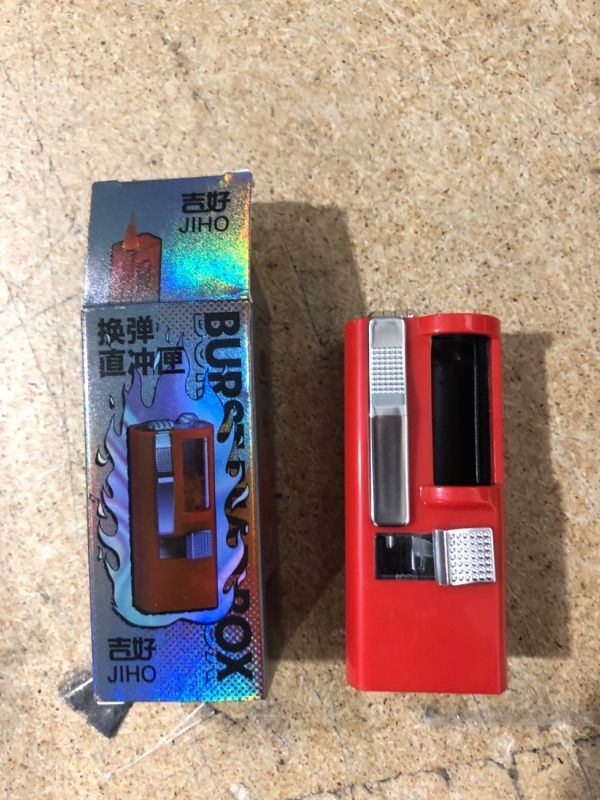 Photo 3 of 2 packs of jiho bursting box red with bursting beads cigarette filler xuan chi