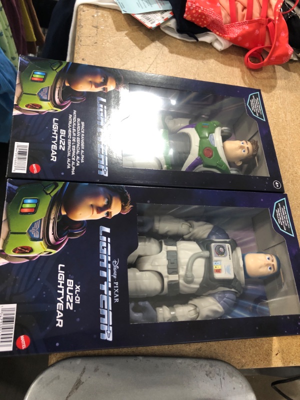 Photo 2 of 2 pack - Disney Pixar Lightyear XL-01 Buzz Lightyear 12-Inch Deluxe Action Figure
