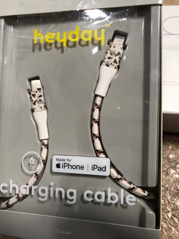 Photo 2 of Heyday 6' USB-C to Lightning Cable - Light Tort
