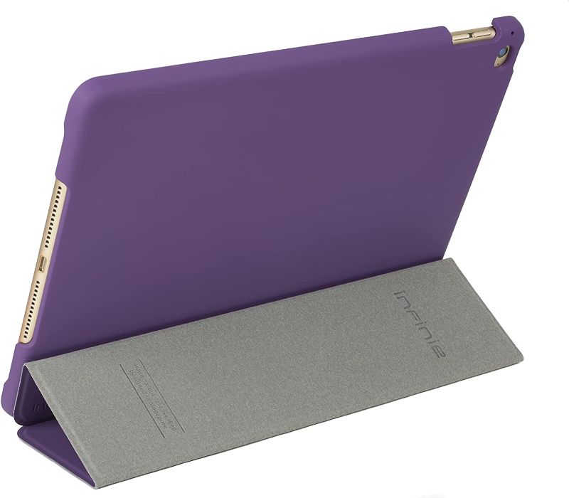 Photo 1 of iPad Air 2 Protective Case Smart Cover with Scratch-Resistant Lining & Auto Sleep/Wake Feature (Purple)