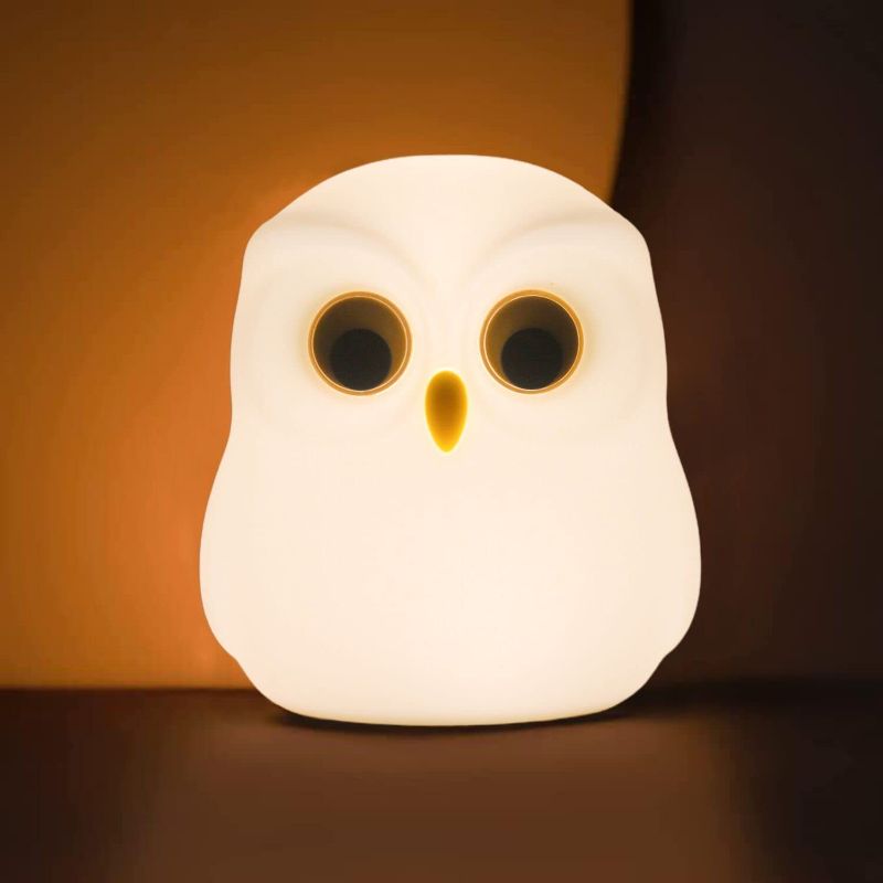 Photo 1 of Cute Owl Kids Night Light,USB Rechargeable 