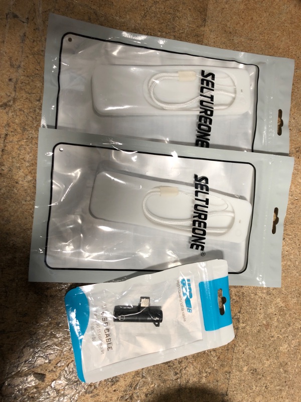 Photo 1 of 2 in 1 Adapter USB C Charger Jack and Headphone Jack AND 2 Seltureone Compatible for 2021 Apple TV 4K Siri Remote Covers