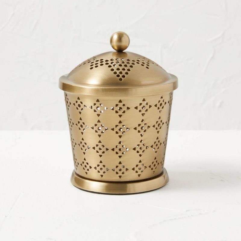 Photo 1 of 2- Bath Canister Brass - Opalhouse™ Designed with Jungalow™ 4.5"x3.5"
