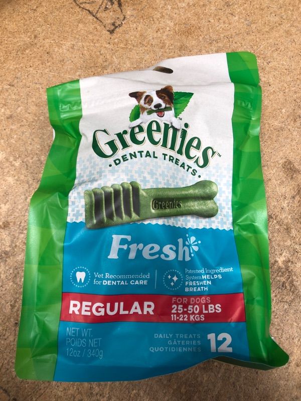 Photo 2 of 06/23/2029***Greenies Dental Treats, Fresh, Regular - 12 treats, 12 oz