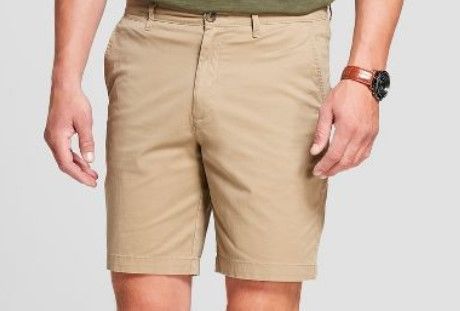 Photo 1 of (W 34) Men's 9" Flat Front Shorts - Goodfellow & Co™