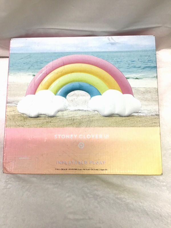 Photo 1 of ??New!! Inflatable Water Float Rainbow - Stoney Clover Lane X Target
