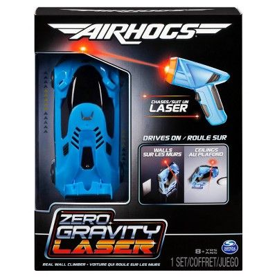 Photo 2 of air hogs, zero gravity laser-guided real wall climbing remote control race car, blue