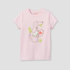 Photo 1 of 3 item bundle 
Girls' 'Tennis Puppy' Short Sleeve Graphic T-Shirt - Cat & Jack Light Pink 
sizes L(2),XL(1)