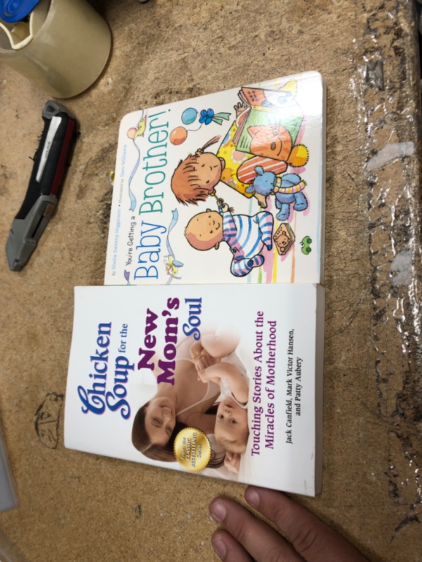Photo 1 of 2 item bundle 
You're Getting a Baby Brother! - by Sheila Sweeny Higginson (Board Book)
Chicken Soup for the New Mom's Soul - (Chicken Soup for the Soul) by Jack Canfield & Mark Victor Hansen & Patty Aubery (Paperback)