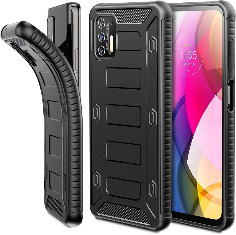 Photo 1 of 3 Pack INFILAND Case Compatible with Moto G Stylus 2021, Shockproof TPU Bumper Soft Anti-Scratch Protective Cover Case fit Moto G Stylus 2021 Version Phone [NOT Compatible with Moto G Stylus (2020)], Black
