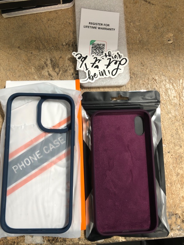 Photo 1 of Mixed lot of phone cases. 2 items. 
Size Iphone 13 Pro max, iphone XR