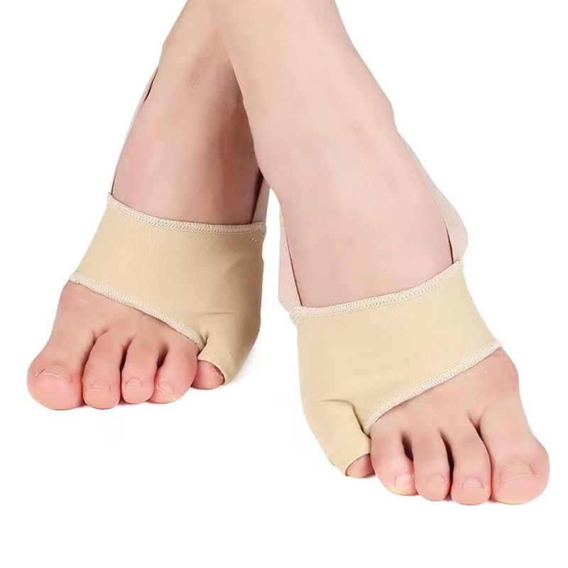 Photo 1 of 2 pack Bunion Corrector, Toe Separator Support Splint, Little Toe Separator Pain Relief ,Orthopedic Bunion Splint Protector Socks Hammertoe Relief Pain Non-Surgical Hallux Valgus Correction (Khaki, Thin L)
