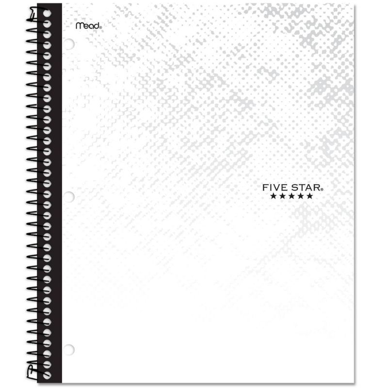 Photo 1 of 6- Five Star 1 Subject College Ruled Spiral Notebook
