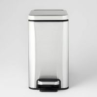 Photo 1 of 10L Stainless Slim Step Trash Can - Brightroom™


