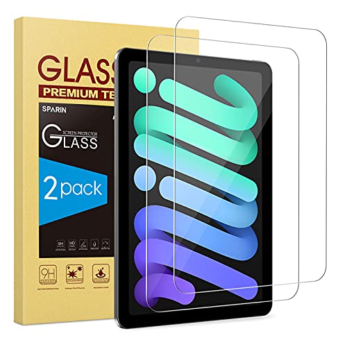 Photo 1 of SPARIN 2 Pack Screen Protector Compatible with iPad Mini 6 (6th Generation 2021) 8.3 inch