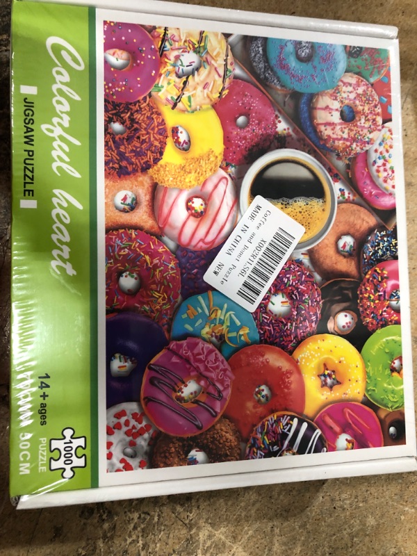 Photo 2 of Buffalo Games - Aimee Stewart - Coffee and Donuts - 1000 Piece Jigsaw Puzzle Multi, 26.75"L X 19.75"W
