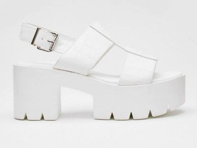 Photo 1 of 7 womens 
Chunky Cut Out Croc Platform Sandals | JAFFA2
