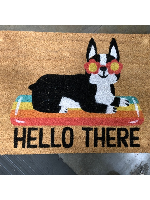 Photo 1 of 16x26 Hello Summer Dog Doormat Natural - Threshold