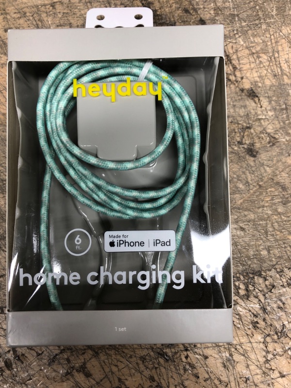 Photo 2 of heyday™ 2-Port Wall Charger 15W USB-C & 5W USB-A (with 6' Lightning to USB-A Cable)