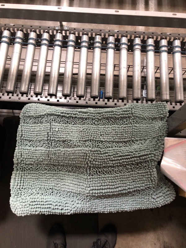 Photo 1 of 2 Piece Bathroom Set Non Slip Thick Shaggy Chenille Bathroom Rugs