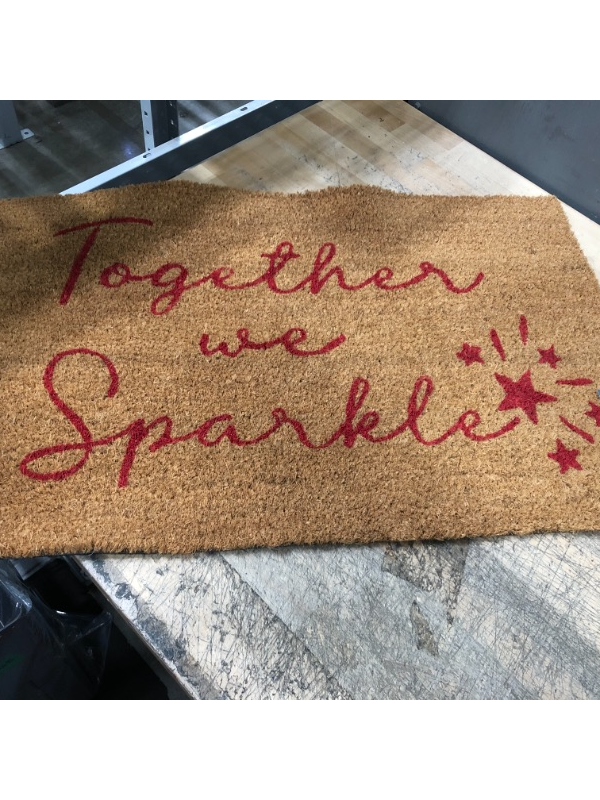 Photo 2 of 1'6"x2'6" 'Together' We Sparkle Doormat - Threshold™
