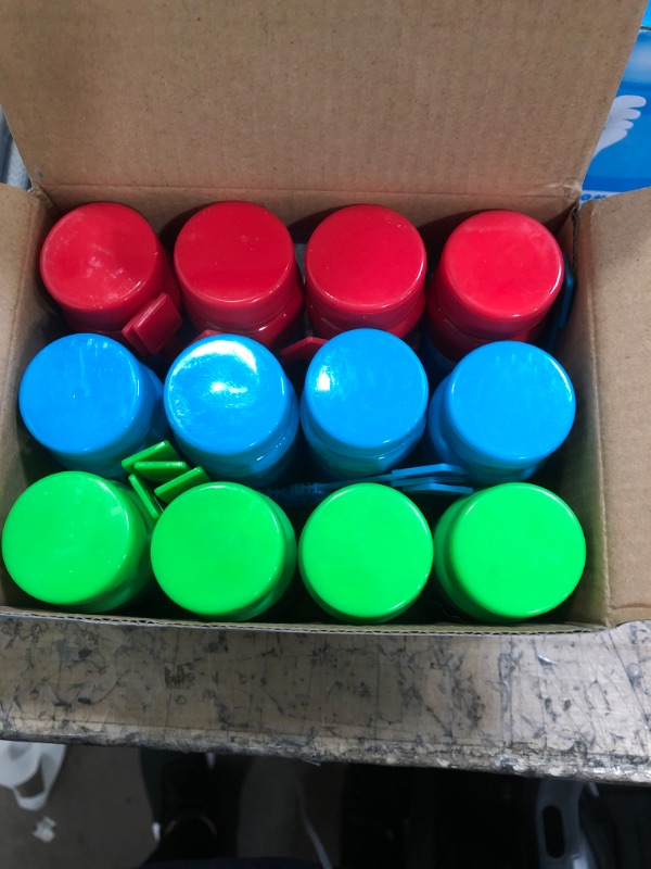 Photo 1 of BubblePlay Bubble Blower Bottles with Wands: 2 OZ Bottles of Bubble Solution with Wands for Kids - Outdoor Summer Fun