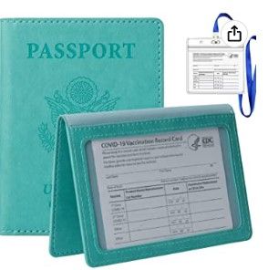 Photo 1 of Bundle of 2 
Passport Holder Passport Wallet Teal 