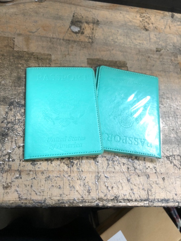 Photo 2 of Bundle of 2 
Passport Holder Passport Wallet Teal 