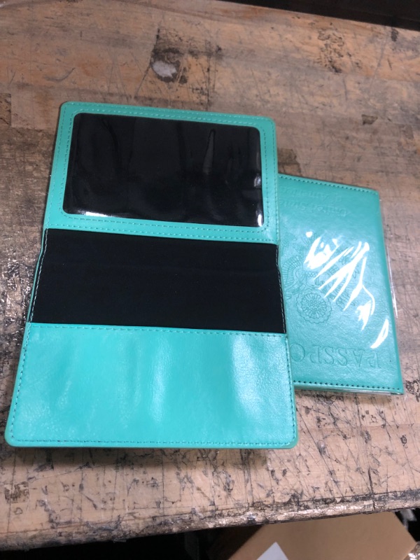 Photo 3 of Bundle of 2 
Passport Holder Passport Wallet Teal 