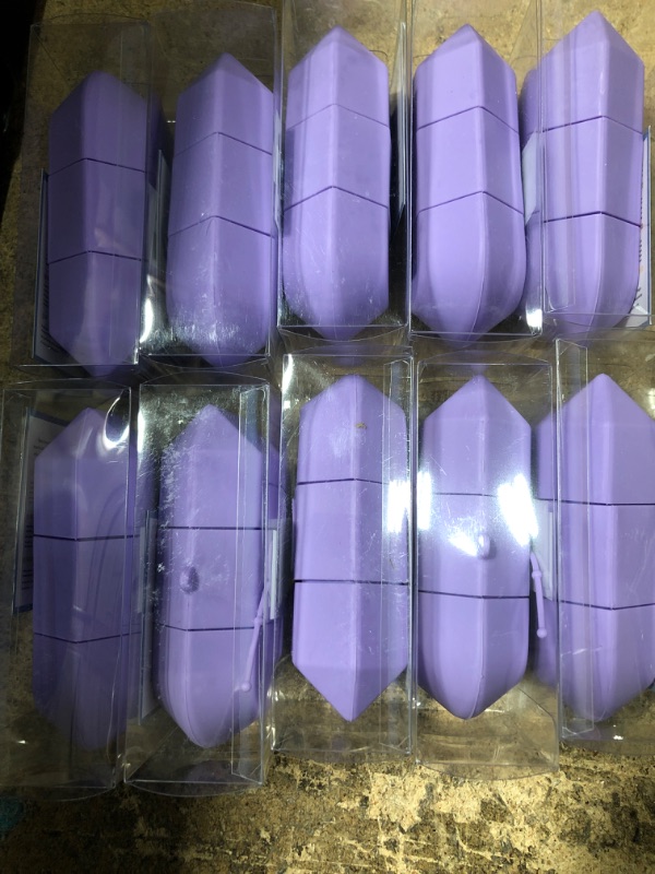 Photo 2 of ***10 Pack*** Ice Roller for Face and Eyes, Ice Roller for Cooling Treatment ,Facial Beauty Ice Roller Skin Care Tools, Perfect Gift Face Roller ,Ltevxzi Silicone Face Ice Mold (Purple)
