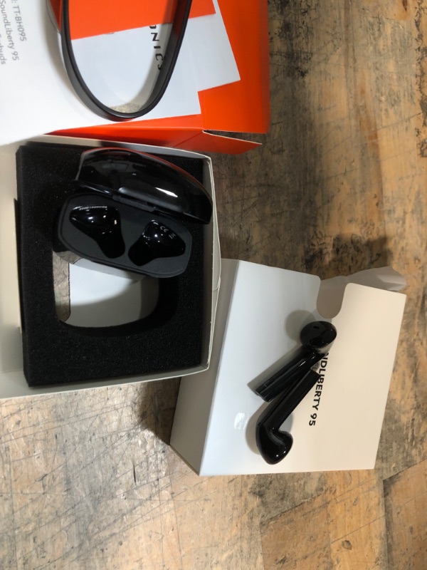 Photo 3 of Taotronics SoundLiberty 95 True Wireless Earbuds with Dual cVc 8.0 Noise-Cancelling Technology Black 