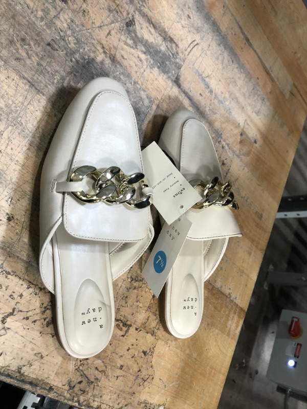 Photo 2 of a New Day Women's Kiki Mules Off White Size 7.5