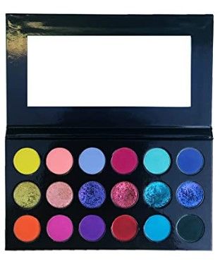 Photo 1 of (X2) 18 color eyeshadow palette,vegan eye shadow with special colors eyeshadow cosmetic Matte duochrome eyeshadow (make up-1)
