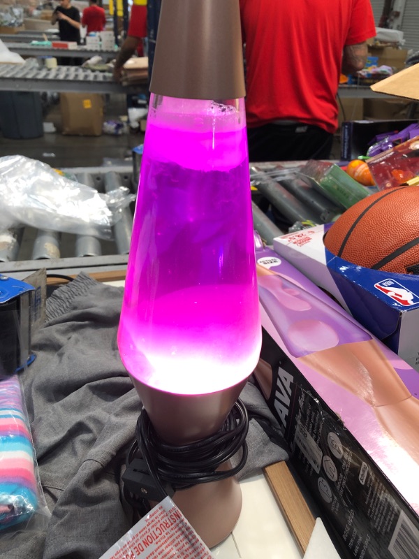 Photo 2 of 14.5" Lava Lamp Rose Gold - LAVA

