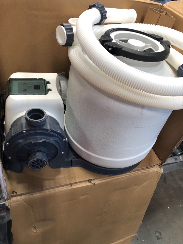 Photo 2 of Intex 12 inch Krystal Clear Sand Filter Pump, 2100 Gph Flow Rate with GFCI, 26645EG, 110-120 Volt
