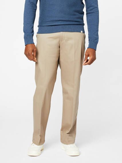 Photo 1 of **38 X 32**
Dockers Men's Signature Lux Cotton Relaxed Fit Creased Stretch Khaki Pants
