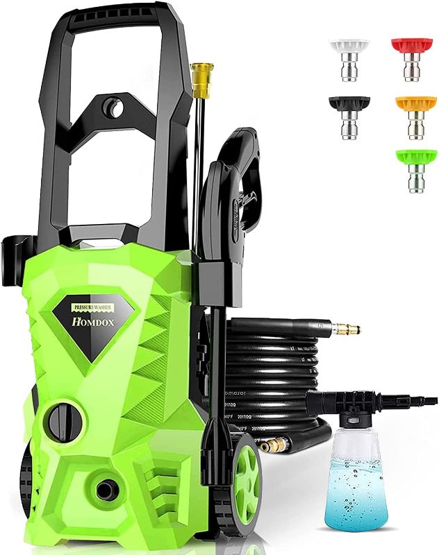 Photo 1 of ** MISSING COMPONENTS**
Electric Pressure Washer Homdox 2.6GPM Pressure Washer 1500W