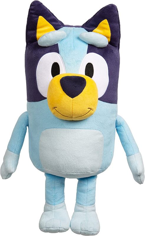 Photo 1 of Bluey 18" Stuffed Animal - Playtime & Naptime Companion, Jumbo Size, Soft Deluxe Materials - Huggable Cuddles Best Friend (13010)
