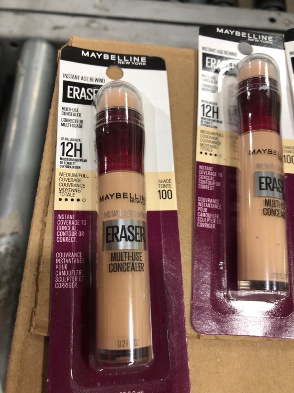 Photo 2 of **SET OF 2** Maybelline New York Instant Age Rewind Instant Eraser Multi-Use Concealer, 100, 0.2 Fl Oz - 0.2 Oz | CVS
