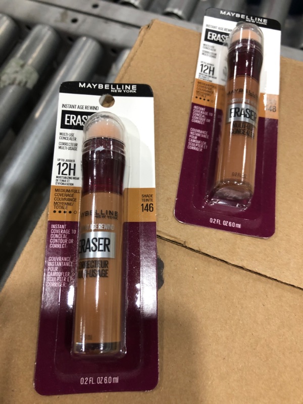 Photo 1 of **SET OF 2** Maybelline New York Instant Age Rewind Instant Eraser Multi-Use Concealer, 146, 0.2 Fl Oz - 0.2 Oz | CVS

