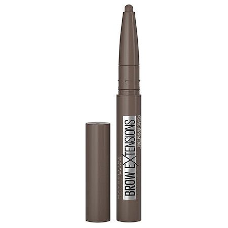 Photo 1 of **SET OF 3** Maybelline New York Brow Extensions Fiber Pomade Crayon Eyebrow Makeup, Deep Brown - 0.014 Oz | CVS
