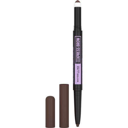 Photo 1 of **SET OF 3** Maybelline New York Express Brow 2-in-1 Pencil and Powder, Eyebrow Makeup, Deep Brown - 0.02 Oz | CVS
