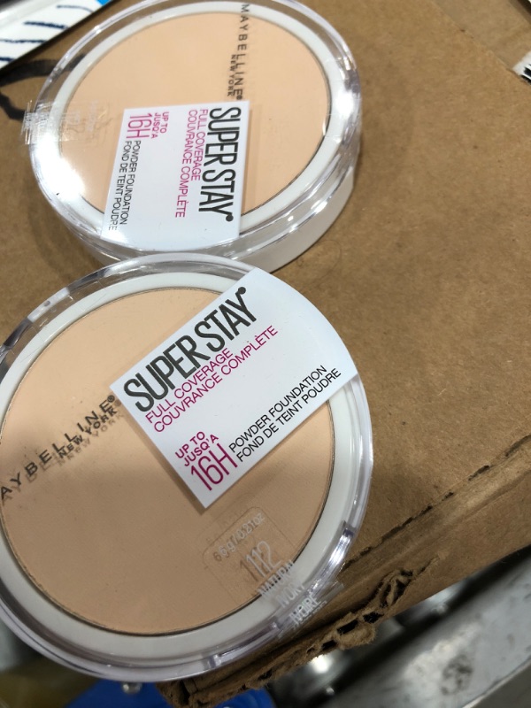 Photo 2 of **SET OF 2* Maybelline New York Super Stay Full Coverage Powder Foundation, Matte Finish, Natural Ivory - 0.18 Oz | CVS
